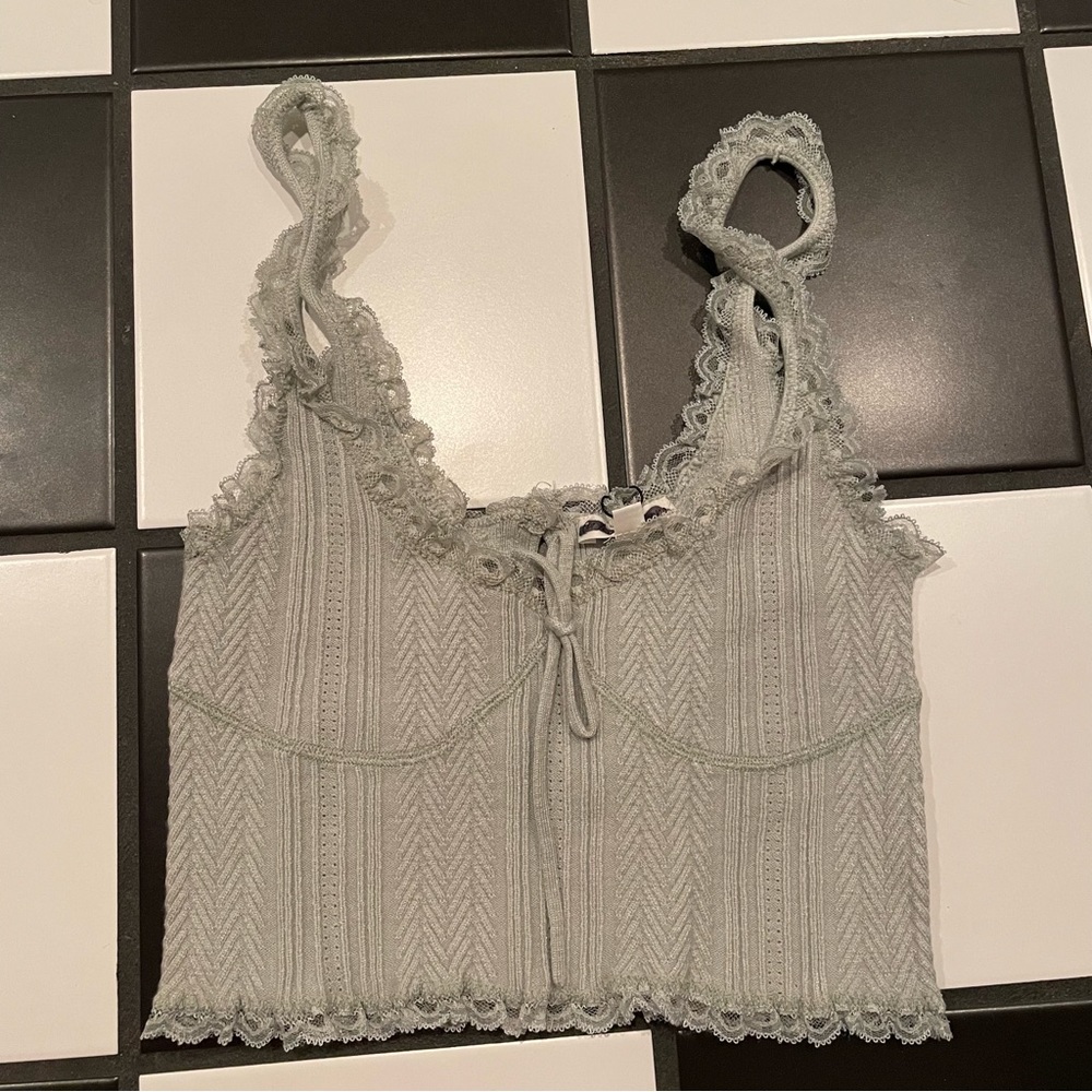 For love and lemons seafoam green tank - Picture 4 of 6